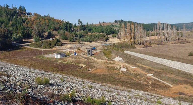 MOP Maule avanza en la construcción de red de riego para nuevo embalse