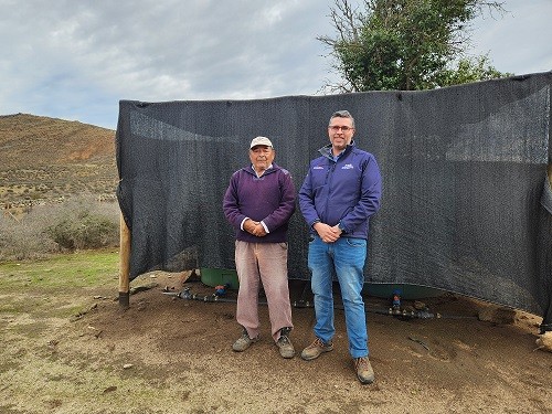 CNR y Comunidad Agrícola Los Tomes destacan implementación de sistema atrapanieblas para mitigar efectos del cambio climático