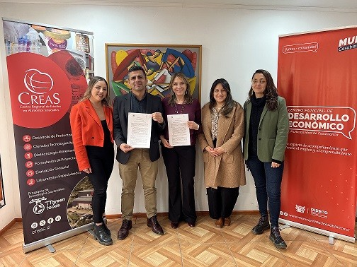 CREAS y Municipalidad de Casablanca suscriben convenio para fortalecer el emprendimiento alimentario