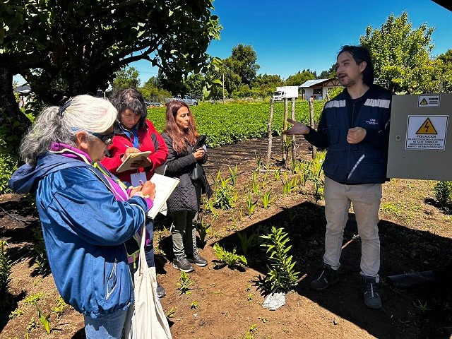 Agricultoras de la Región del Biobío reciben certificación como monitoras de riego