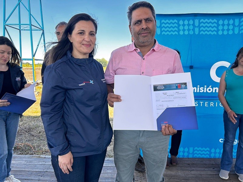 CNR impulsa la seguridad alimentaria y la eficiencia hídrica con entrega de bonos del programa de Pequeña Agricultura