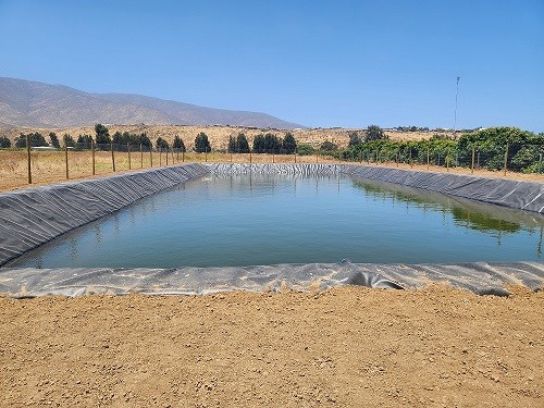 Pequeño tranque de acumulación bonificado por la Ley de Riego permitirá asegurar la producción de agricultoras de Huentelauquén