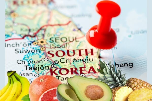 Corea del Sur extiende medida de exención arancelaria a las frutas importadas